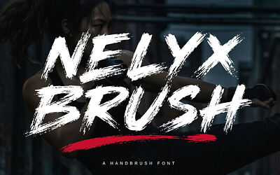 Nelyx Brush Font