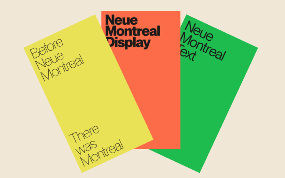Neue Montreal Font Family