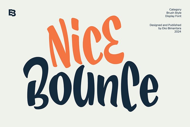 Nice Bounce Font