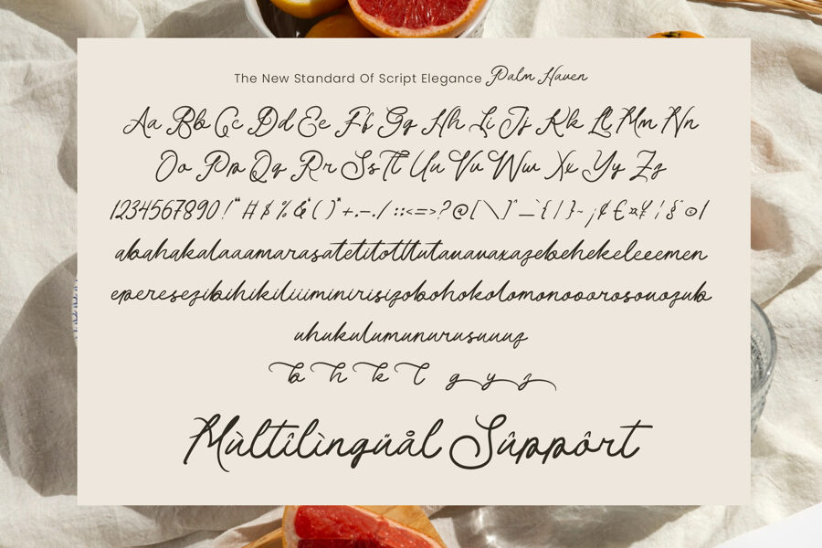 Palm Haven Font