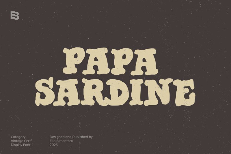 Papa Sardine Font