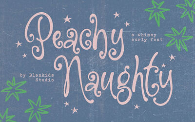 Peachy Naughty Font