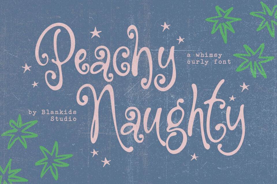 Peachy Naughty Font