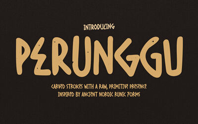 Perunggu Font