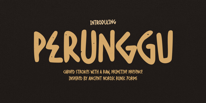 Perunggu Font