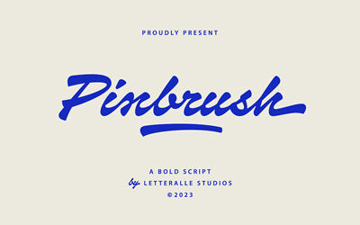 Pinbrush Font