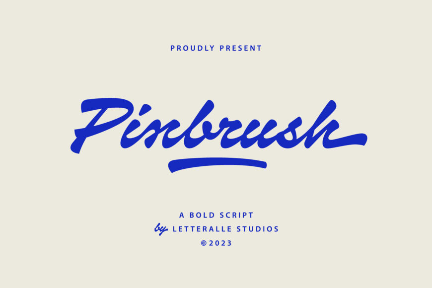 Pinbrush Font