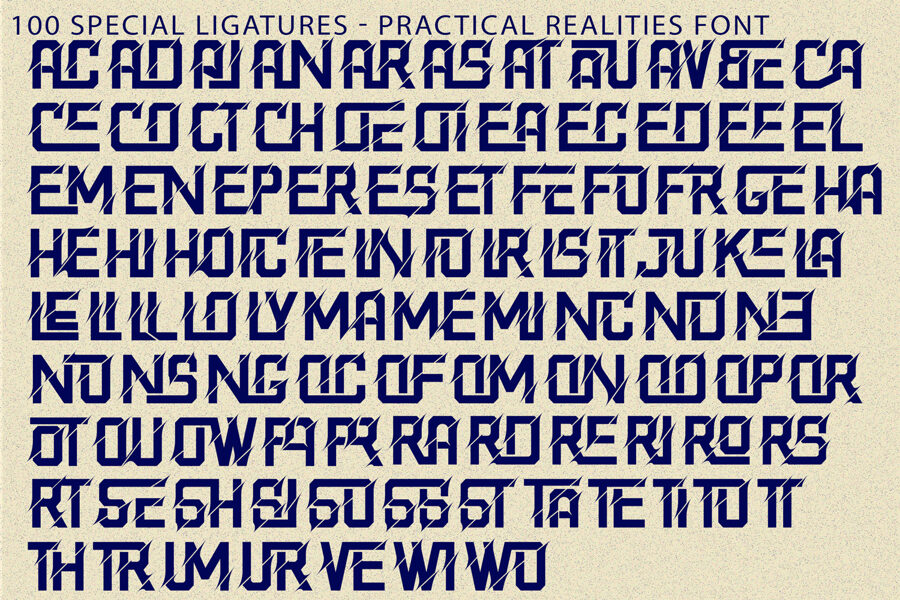 Practical Realities Font
