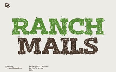 Ranch Mails Font