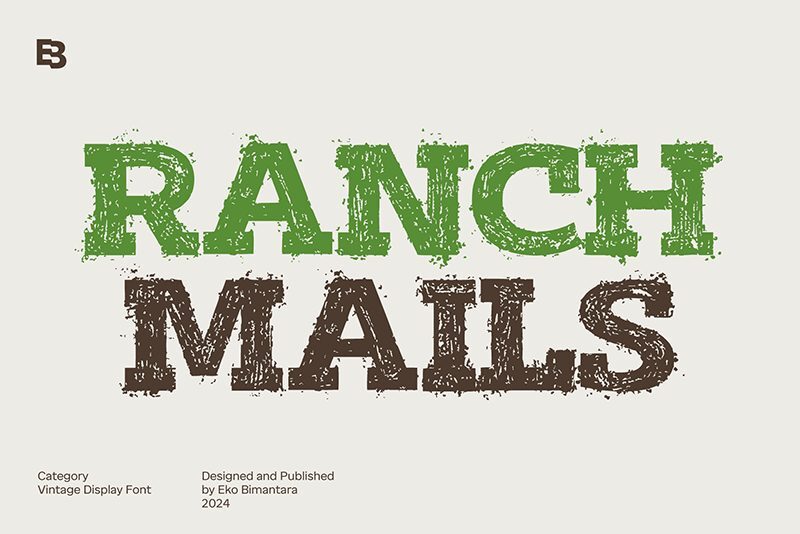 Ranch Mails Font