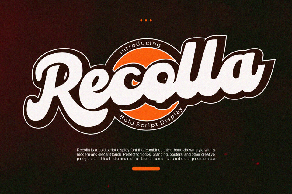 Recolla Bold Font