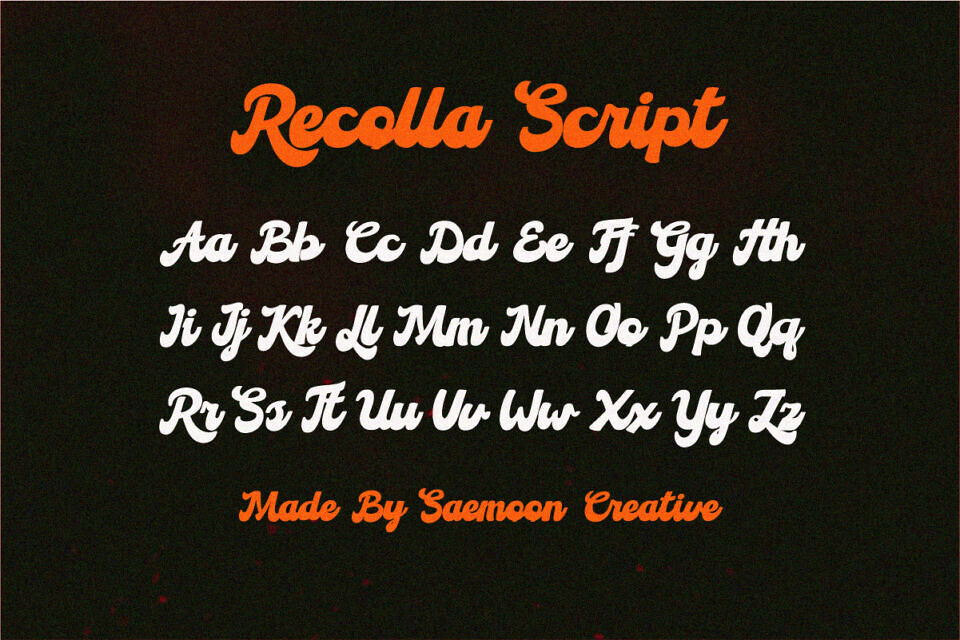 Recolla Bold Font