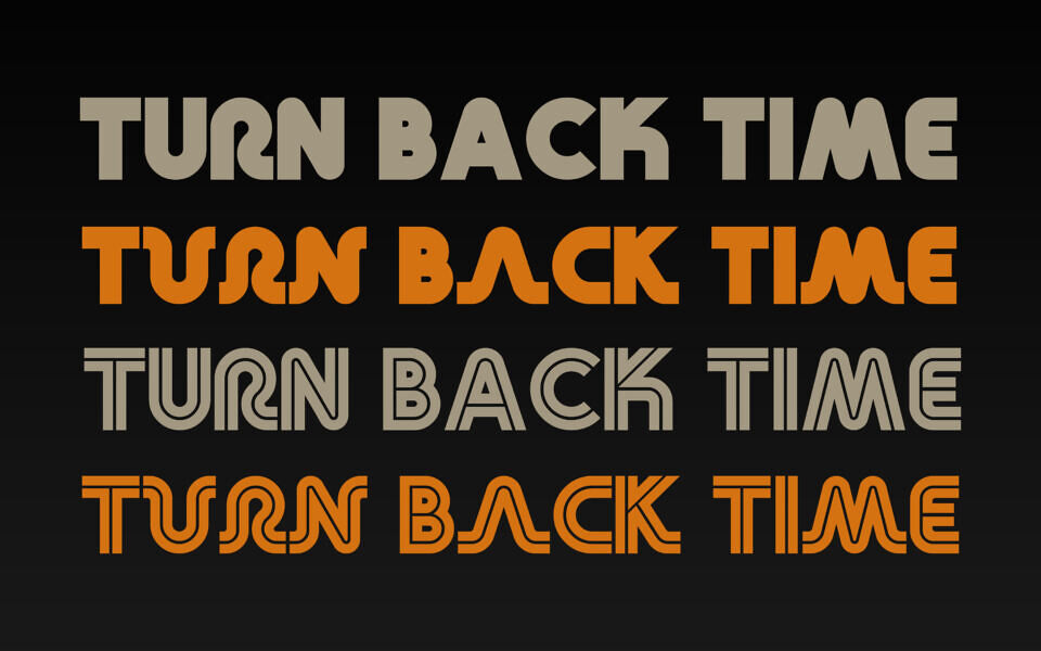 Retro MonoStereo Wide Font