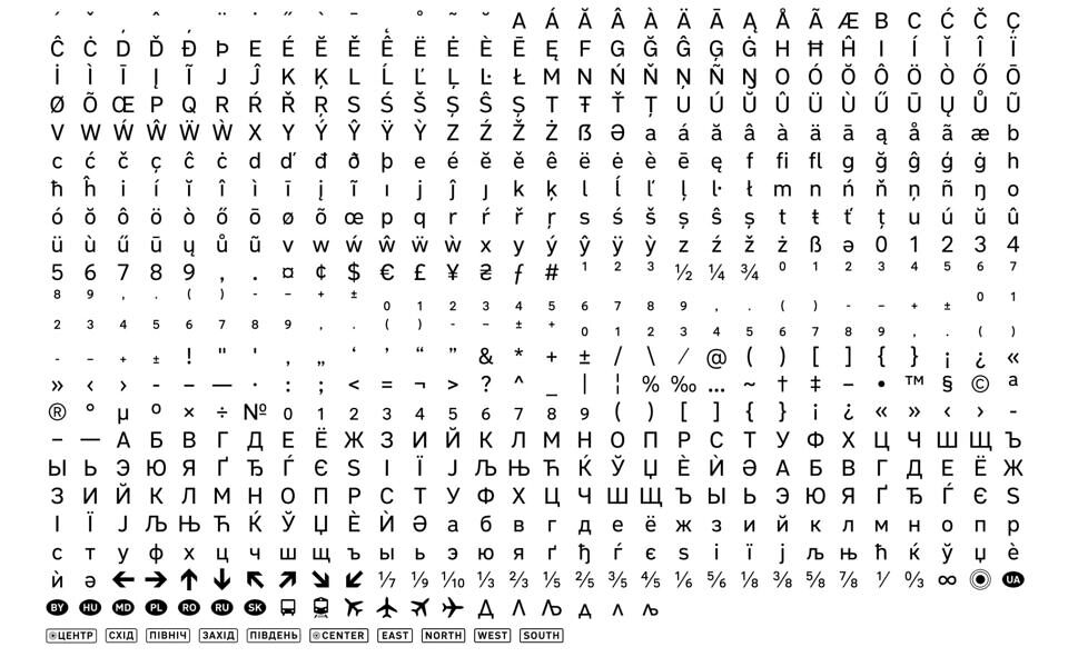 Road UA Font Family