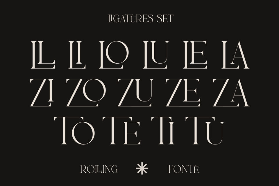 Rolling Fonte Font