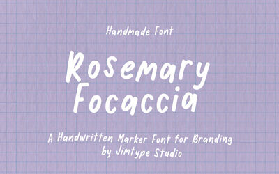Rosemary Focaccia Font