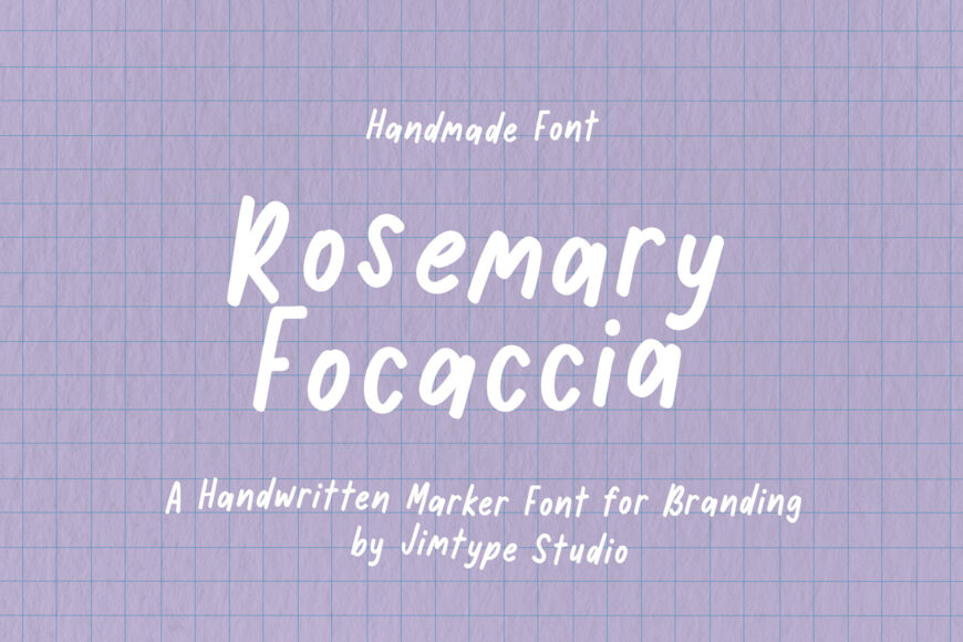 Rosemary Focaccia Font