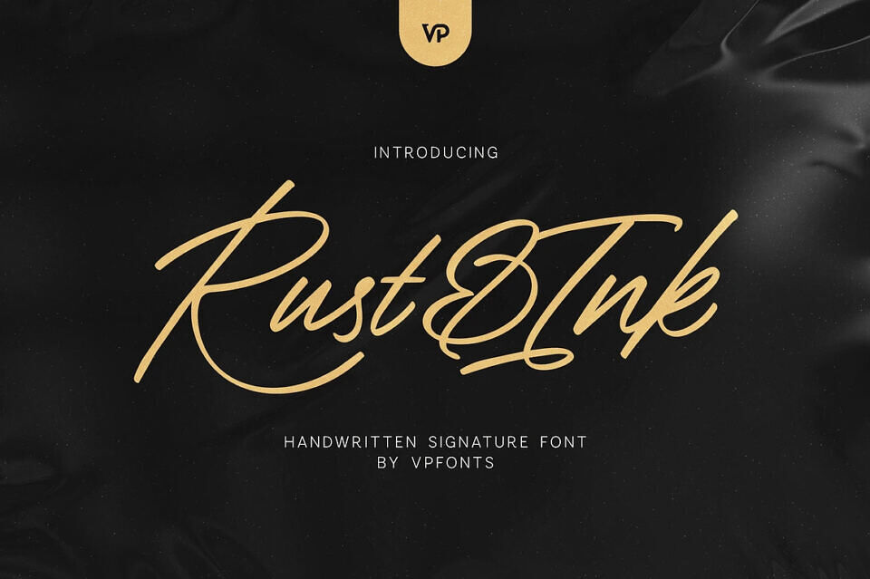 Rust And Ink Font