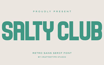 Salty Club Font