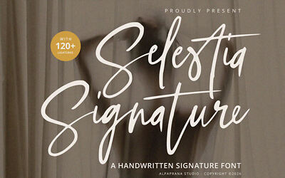 Selestia Signature Font