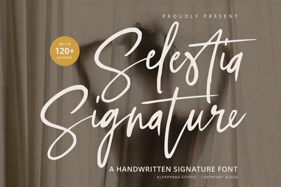 Selestia Signature Font