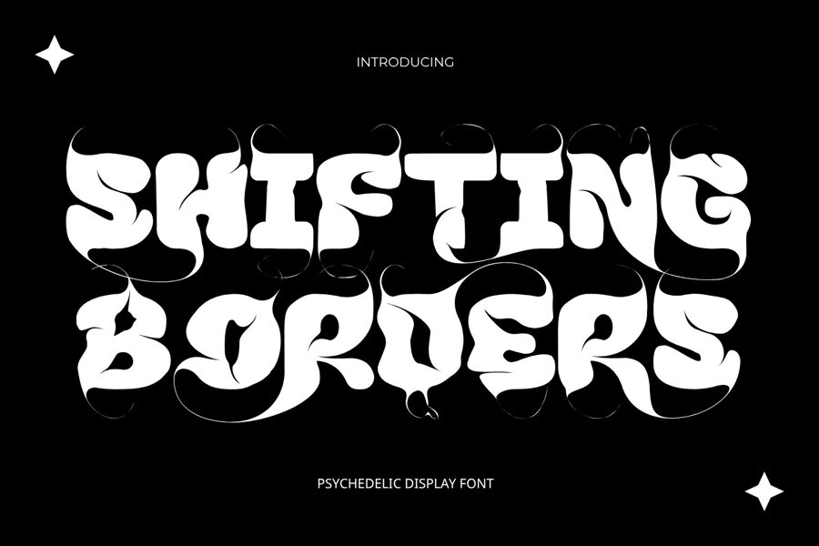 Shifting Borders Font