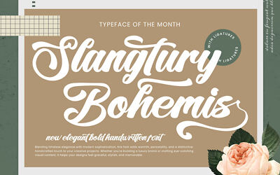 Slangtury Bohemis Font