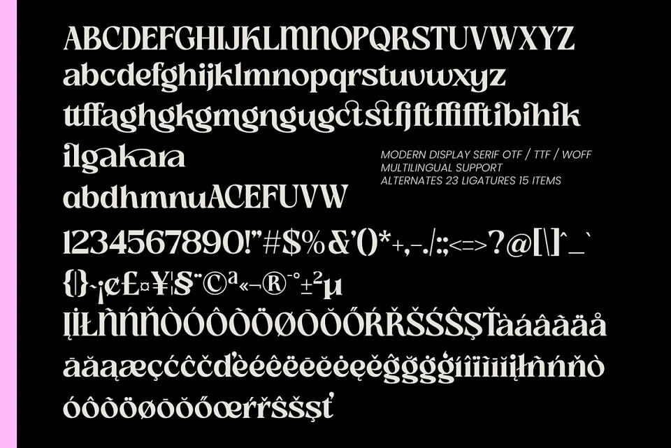 Slow Bar Stories Font