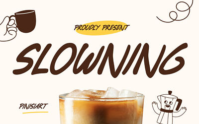 Slowning Font