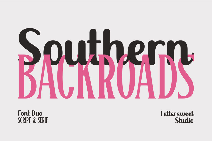 Southern Backroads Font Duo