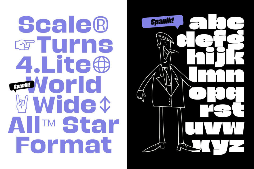 Spanik Font Family