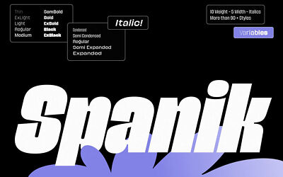 Spanik Font Family