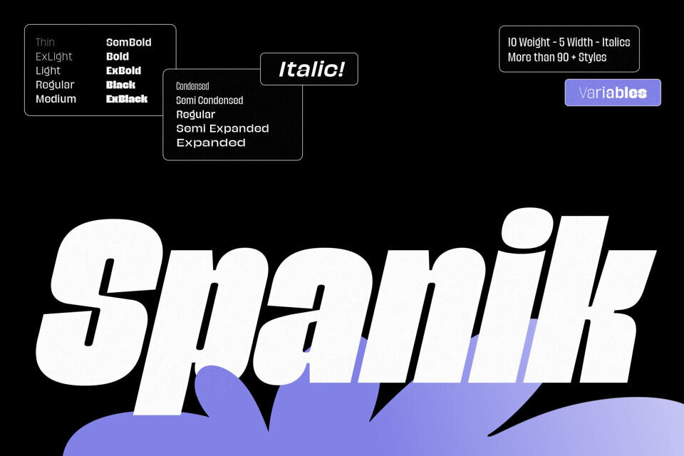 Spanik Font Family