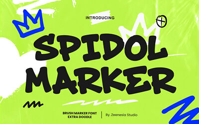 Spidol Marker Font