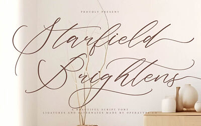 Starfield Brightens Font