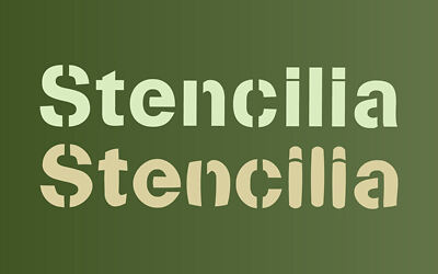 Stencilia Font