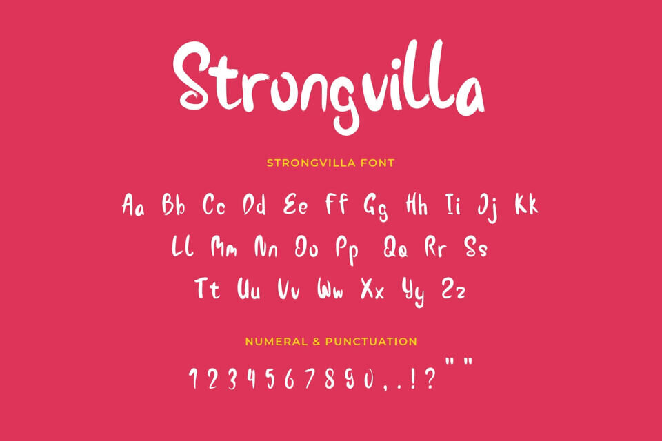 Strongvilla Font