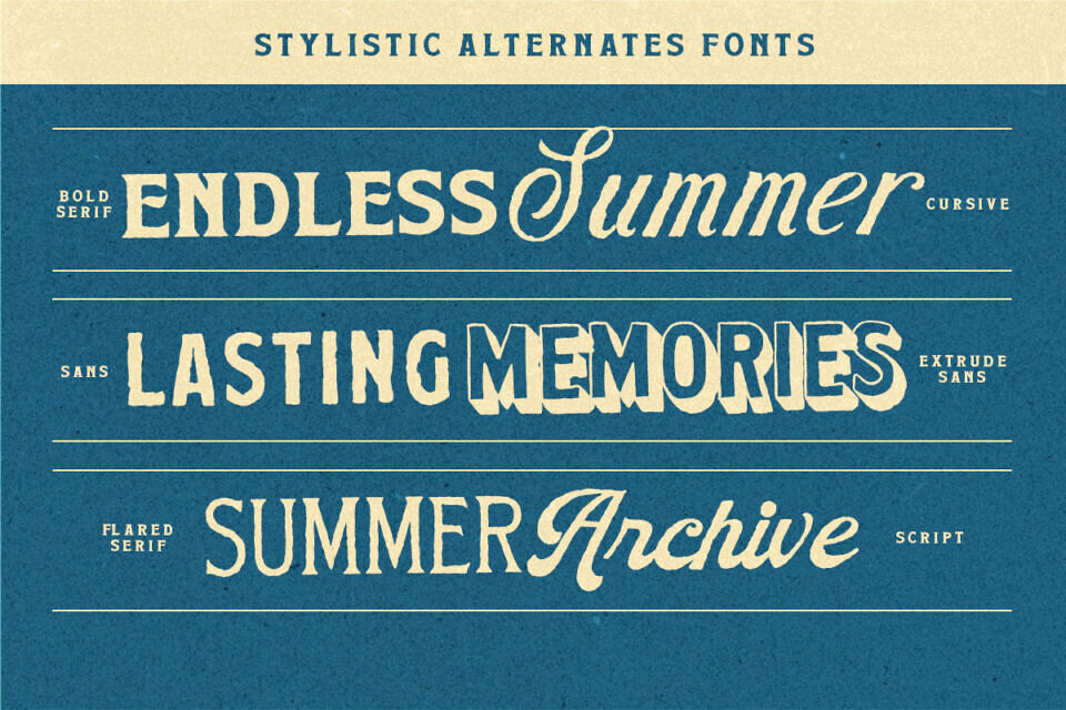 Summer Archive Font Family