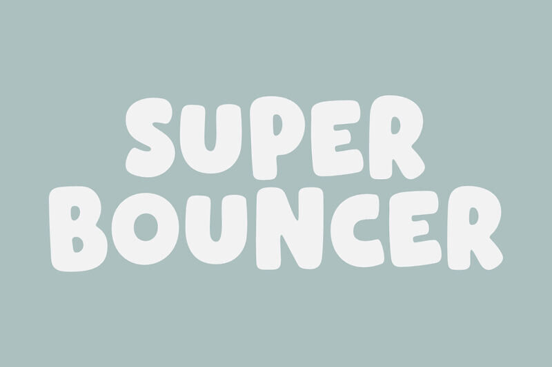 Super Bouncer Font