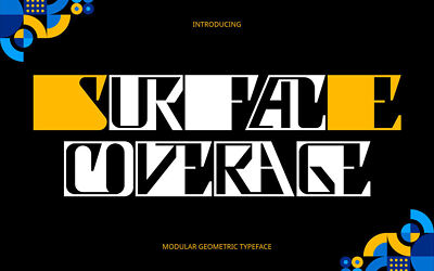 Surface Coverage Font