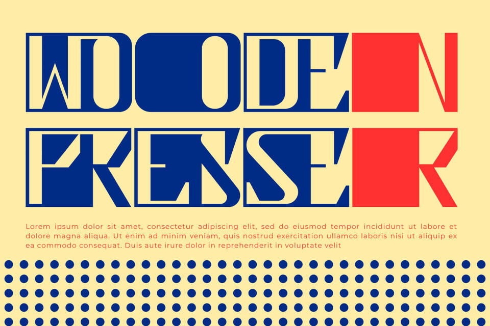 Surface Coverage Font