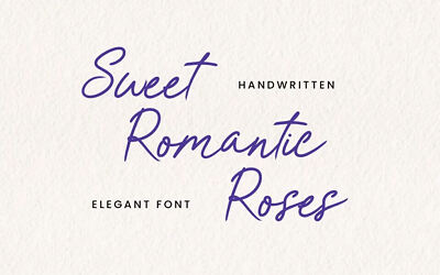Sweet Romantic Roses Font