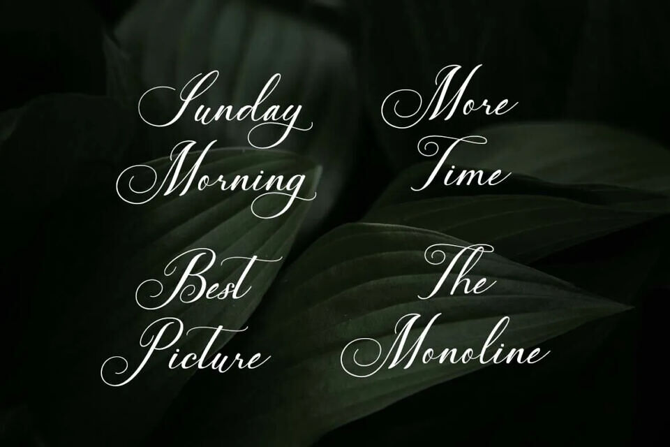 Symphony Romance Font