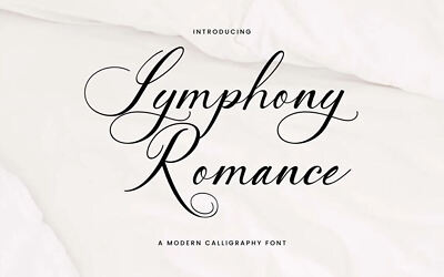 Symphony Romance Font
