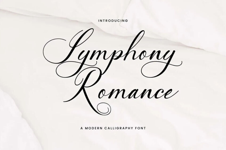Symphony Romance Font