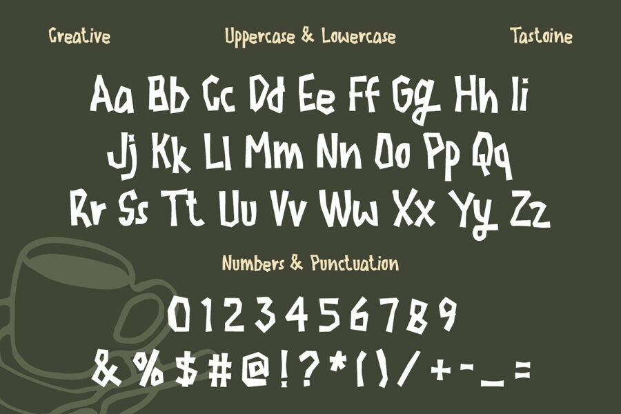 Tastoine Font
