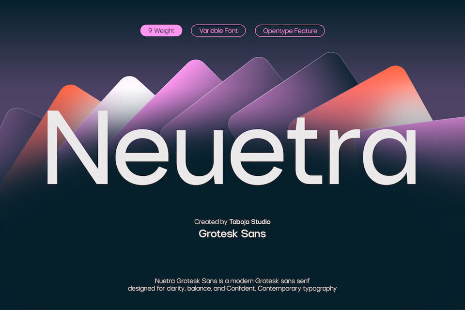 Tbj Neuetra Sans Font Family