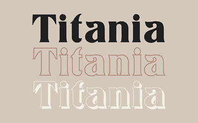 Titania Font Family