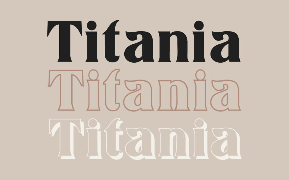 Titania Font Family