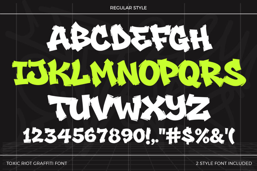 Toxic Riot Font